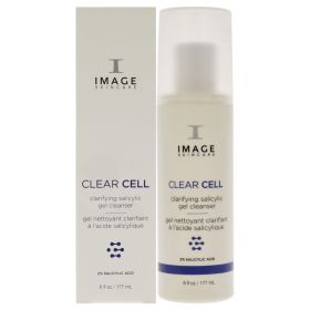 Clear Cell Clarifying Salicylic Gel Cleanser by Image for Unisex - 6 oz Cleanser Clear Cell Clarifying Salicylic Gel Cleanser by Image for Unisex - 6 oz Cleanser